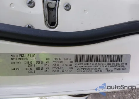 2017 Dodge Journey Se из США, поврежденный, VIN 3C4PDCAB5HT602508